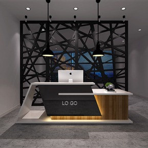 工业LOFT 前台 办公室前台接待组合