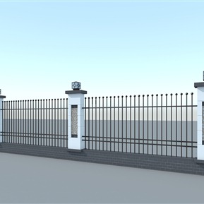 现代 围栏 围墙