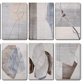 现代 方形地毯 地毯