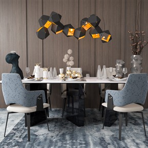 现代 餐桌椅组合