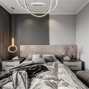 现代 卧室 主卧