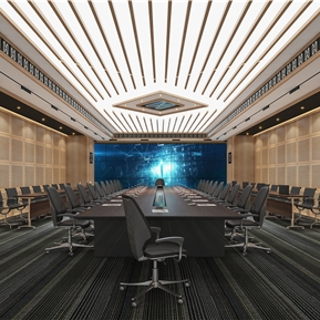 现代 会议室 会议桌椅