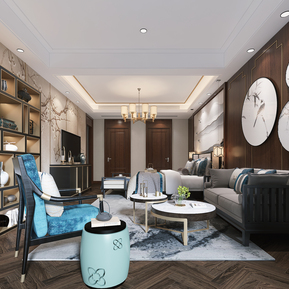 新中式 卧室 主卧