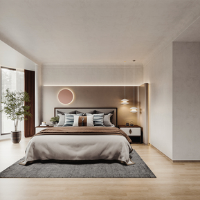 侘寂 卧室 主卧室