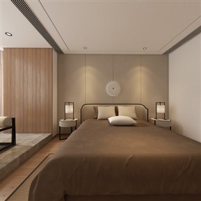 新中式 卧室 主卧室