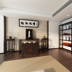 新中式 佛堂 礼堂室