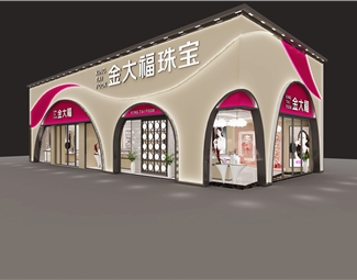现代珠宝柜台