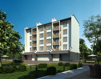 新中式高档小区住宅