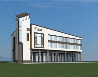 新中式新中式公共建筑