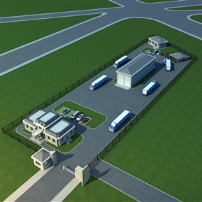 简欧 厂房 厂区