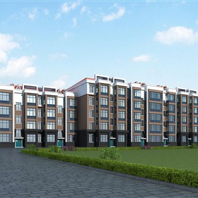 现代 住宅区 住宅