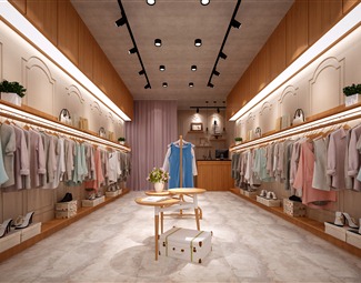 现代服装专卖店