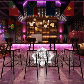 工业LOFT 酒吧 酒吧全景