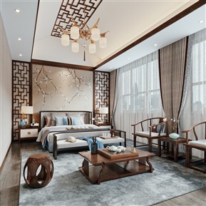 新中式 卧室