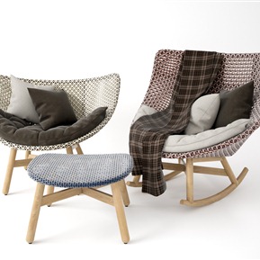 北欧 摇椅