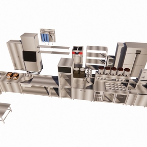 现代 奶茶店设备 茶饮店设备