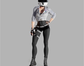 现代3d模型人