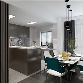 现代 餐厅 客餐厅