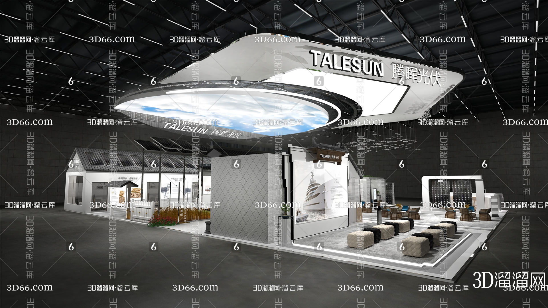 【展厅3D模型下载】-展厅3D模型素材下载_3D溜溜网-花瓣网