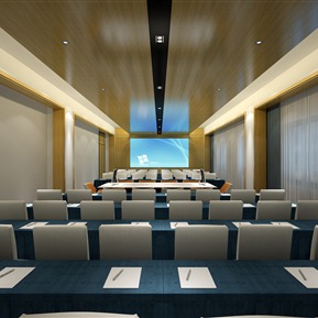 现代 会议室 视听会议室