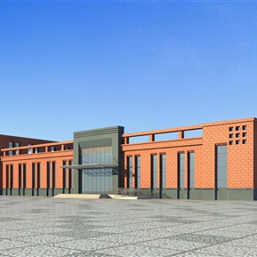 现代 学校 学校食堂体育馆