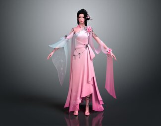 现代 女人 古装 古装女孩 仙女