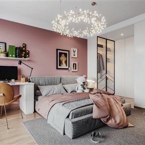 现代 儿童房 卧室儿童房