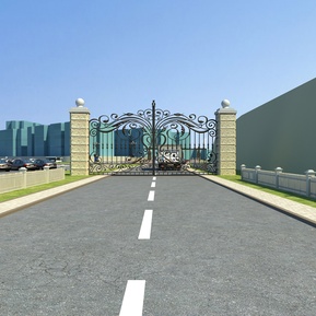 欧式 大门 铁艺大门