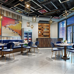 现代 餐厅 餐饮前台奶茶店咖啡店