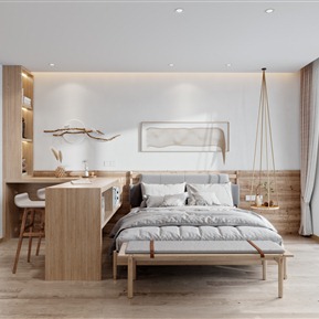 新中式 客房 自然民宿酒店客房