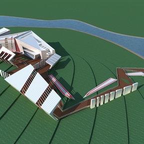 现代 博物馆建筑 博物馆