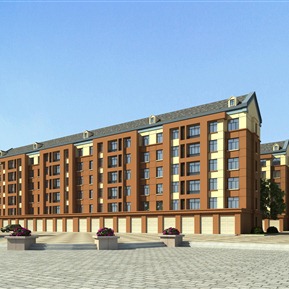 欧式 住宅区 住宅楼