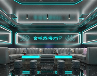 现代KTV酒水桌