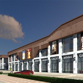 现代 商业楼 商业办公楼