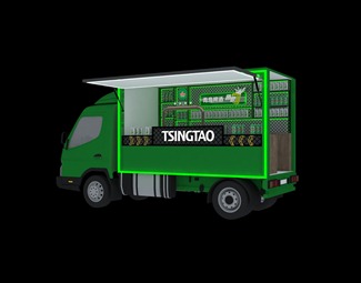现代 售货车 售卖车