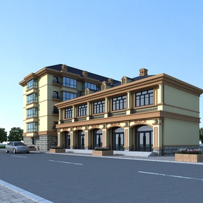 简欧 商业街 商业