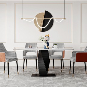 现代 餐桌椅组合