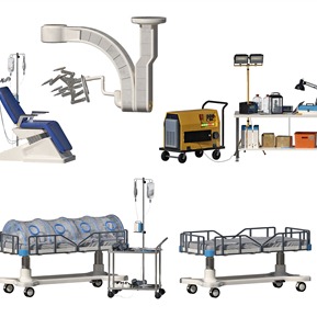 现代 病床 病床医疗器械设备