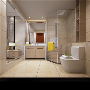 现代 卫生间 标间