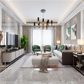 轻奢 客厅