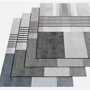 现代 方形地毯 布艺绒毛地毯