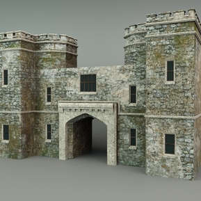 中式 城门楼 城楼