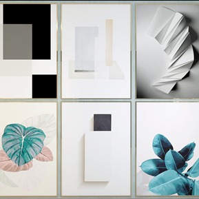 北欧 植物画 装饰画 挂画