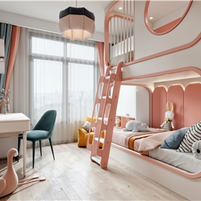 现代 儿童房 儿童房卧室