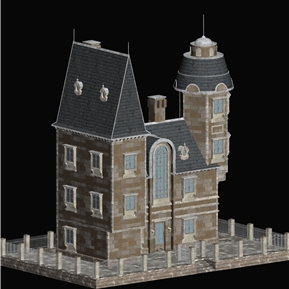 简欧 独栋别墅 楼房