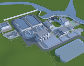现代污水处理厂