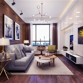 轻奢 客厅 客餐厅