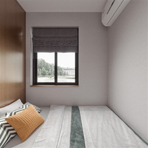 现代 榻榻米卧室 儿童房全景 榻榻米房间