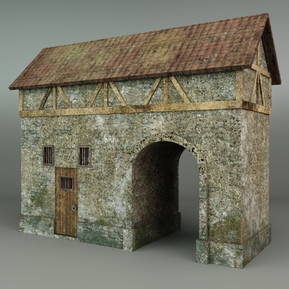 现代 大门 门洞