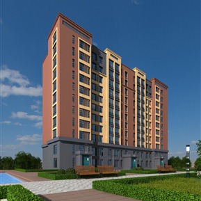 现代 住宅楼 商业住宅楼